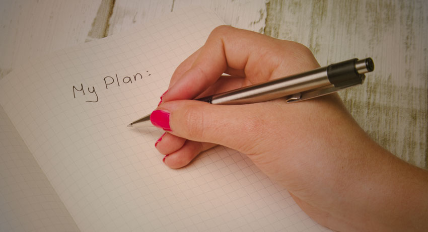 Write Down Your Plan For Your New Year's Resolution